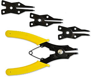 Знімач стопорних кілець 150мм + З насадки Technics 44-629 |Съемник стопорных колец 150мм + З насадки Technics