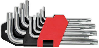 Набір ключів зірочка TORX 9шт (Т10-Т50) Technics 49-140