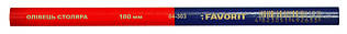 Олівець столяра 180мм Favorit 04-303 |Карандаш столяра 180мм Favorit