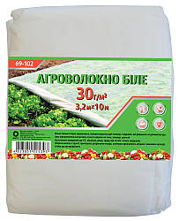 Агроволокно спанбонд П-30 3,2м 10м 69-102 |Агроволокно спанбонд в пакете П-30 3,2м 10м
