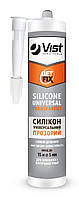 Герметик силіконовий універсальний прозорий 280мл Getfix 12-264 |силікон Герметик силиконовый универсальный прозрачный 280мл