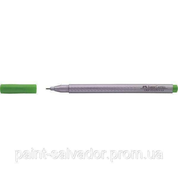 Ручка Grip Трав'яна зелень 0,4 мм Fine Pen Faber-Castell