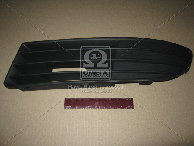 Решітка бампера ліва VOLKSWAGEN POLO 6 Фольксваген Поло 6 2005- (пр.о TEMPEST), фото 1