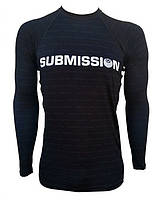 Рашгард для бжж SUBMISSION IBJJF RANKED RASH GUARD BLACK/BLUE/PURPLE