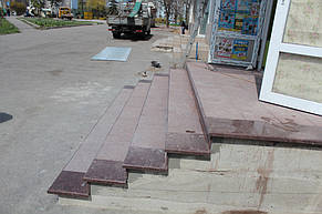 Крыльцо из гранита, Запорожье. 1