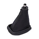 Ручка кпп з чохлом лаштунки 5 ступенів Skoda Octavia Tour 1.8 t, 1.9 tdi, 2.0 чорна, фото 3