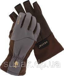 Перчатки Westin W4 QuickGrip Half-Finger Glove Chestnut/Grey L - фото 1 - id-p1095654581