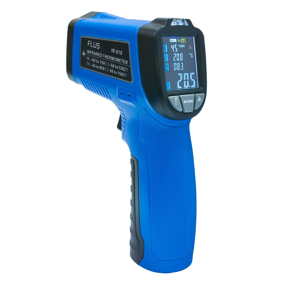 Пірометр з термопарою Flus IR-818 (-50...750°C)