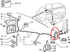 Замок бокових зсувних дверей Fiat Ducato 244, Peugeot Boxer, Citroen Jumper (2002-2006), 1339729080, 9138C5, фото 6