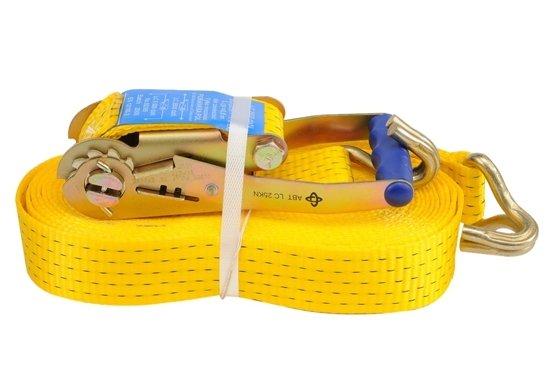 Стяжні ремені для кріплення вантажів з тріскачкою 12 метрів х 50мм Vorel 82395 (Польща), фото 1