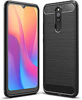 Чохол Carbon для Xiaomi Redmi 8A бампер оригінальний Black