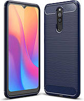 Чохол Carbon для Xiaomi Redmi 8A бампер оригінальний Blue