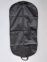 Чохол-сумка для зберігання, пакування і транспортування одягу флізелінова чорного кольору. Розмір 60 см*115 см., фото 3