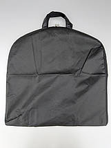 Чохол-сумка для зберігання, пакування і транспортування одягу флізелінова чорного кольору. Розмір 60 см*115 см., фото 3