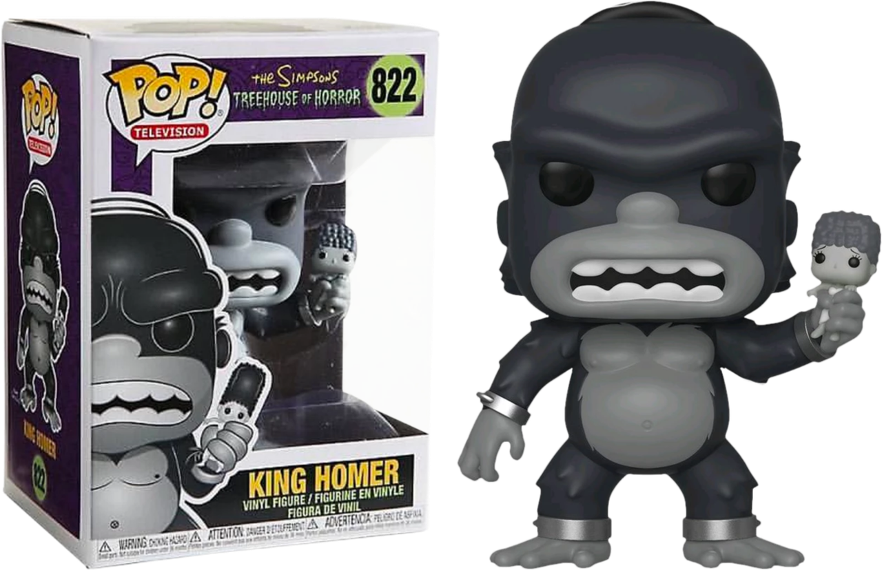 Фігурка Funko Pop Фанко Поп Сімпсони Кінг Гомер Simpsons King Homer 10 см S KG 822, фото 1