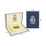 Поздоровча листівка Real Madrid 3D, фото 2