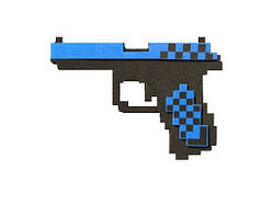 Піксельний пістолет Глок алмазний Minecraft Glock