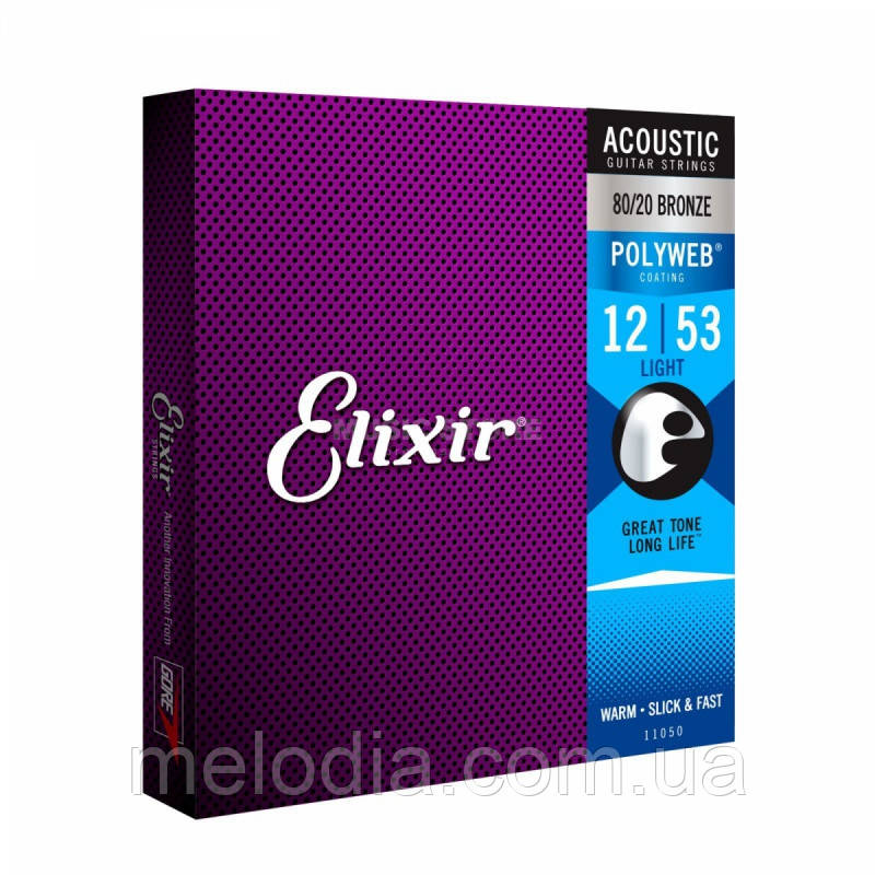 Струни  Elixir AC PW L струни для акустичної гітари