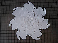 Квітка з паперу, 3D, 35 деталей, 136 мм