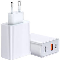 Сетевое ЗУ Baseus Speed PPS Quick Charger Type-C, White (CCFS-C02)