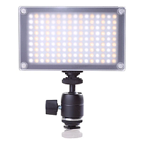 Світлодіодне накамерне відео світло Lishuai (Оригінал) LED-144AS (Бі-світлодіодна) + комплект (LED-144AS)