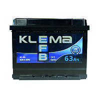 Аккумулятор Klema EFB 6CT-63-1 63Ah/620A L+ 1 (Клема) WESTA (ВЕСТА) Автомобильный АКБ Кислотный Украина НДC