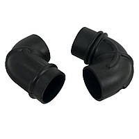 Патрубок ДМВП Газель,Волга дв.405,406 (компл.2шт) EPDM (Техно Резина) 3302-1109192-30,300-20