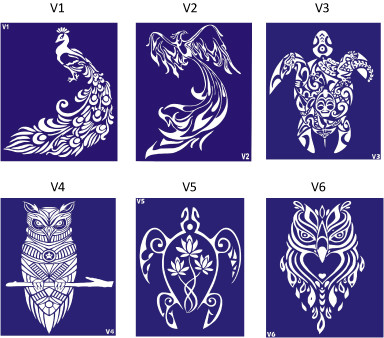 Трафарети 15х19 см