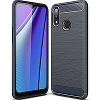 Чохол Carbon для Samsung Galaxy A10s / A107F бампер оригінальний Blue