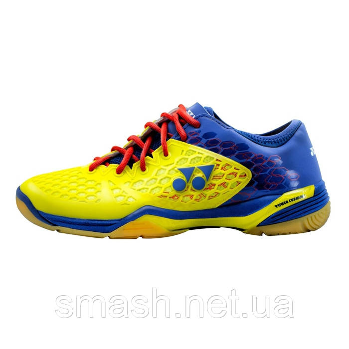 КРОССОВКИ ДЛЯ БАДМИНТОНА YONEX SHB-03Z M YELLOW/BLUE - фото 4 - id-p1095778251