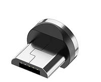 Магнітний Micro USB круглий конектор для кутових кабелів TOPK