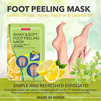 Носочки-пилинги Purederm Shiny & Soft Foot Peeling Mask