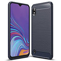 Чохол Carbon для Samsung Galaxy A10 2019 / A105 бампер оригінальний Blue