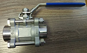 Кран нержавіючий приварний 3/4 " (DN20) AISI 316