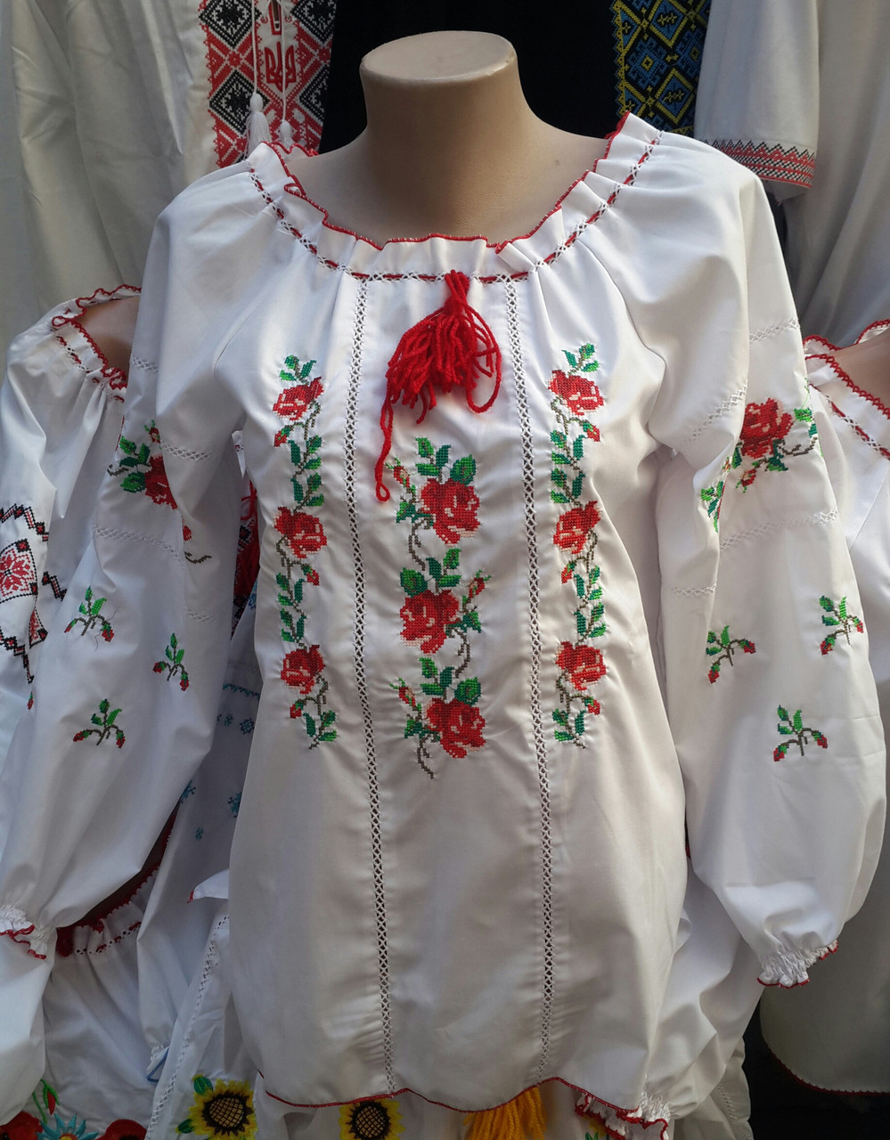 Сорочка вишиванка для дівчинки-підлітка , фото 1