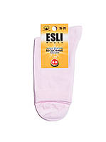 Женские хлопковые бесшовные носки ESLI C-WS-01, р.23-25 светло-розовый, рис.000