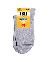 Женские хлопковые бесшовные носки ESLI C-WS-01, р.23-25 серый меланж, рис.000