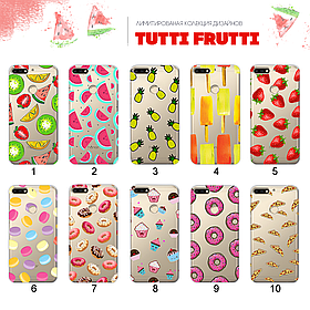 Ультратонкий прозорий чохол з малюнком для Huawei Enjoy 8 (80 дизайнів)