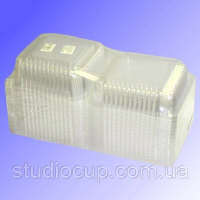 Ємність прозора з кришкою SL-25 15см/15см, фото 1