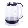 Чайник Kamille 1,7 л електричний з боросилікатного скла KM-1720B, фото 5