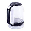Чайник Kamille 1,7 л електричний з боросилікатного скла KM-1720B, фото 7