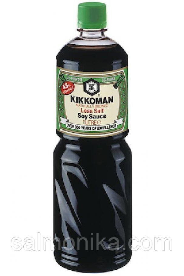 Легкий соєвий соус Kikkoman зі зниженим вмістом солі