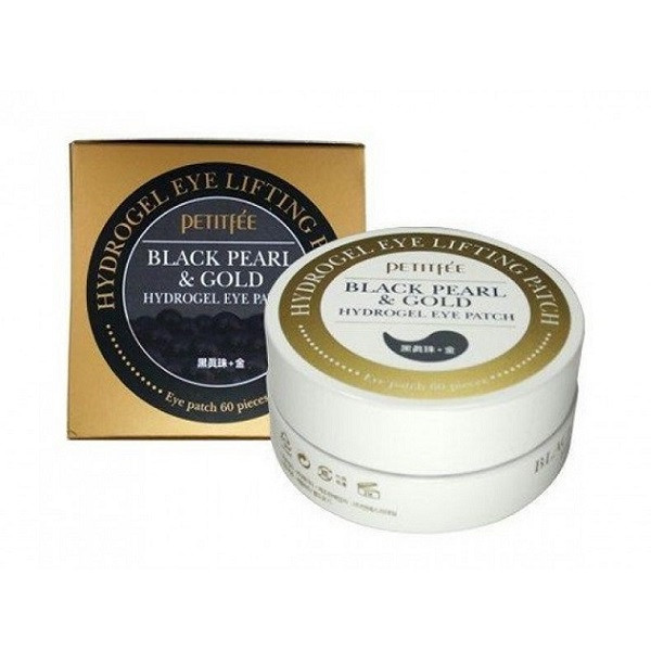 Petitfee, Black Pearl & Gold Hydrogel Eye Patch Патчі патчі Корея Петитфее
