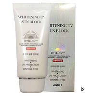 Солонезахисний вибілювальний крем Jigott Whitening UV Sun Block SPF 50+/PA+++70 ml