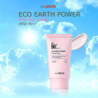 Солнезащитный крем THE SAEM Eco Earth Pink Sun Cream SPF50+ PA++++