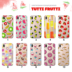 Ультратонкий прозорий чохол з малюнком для Huawei P20 Lite / Nova 3e (80 дизайнів)