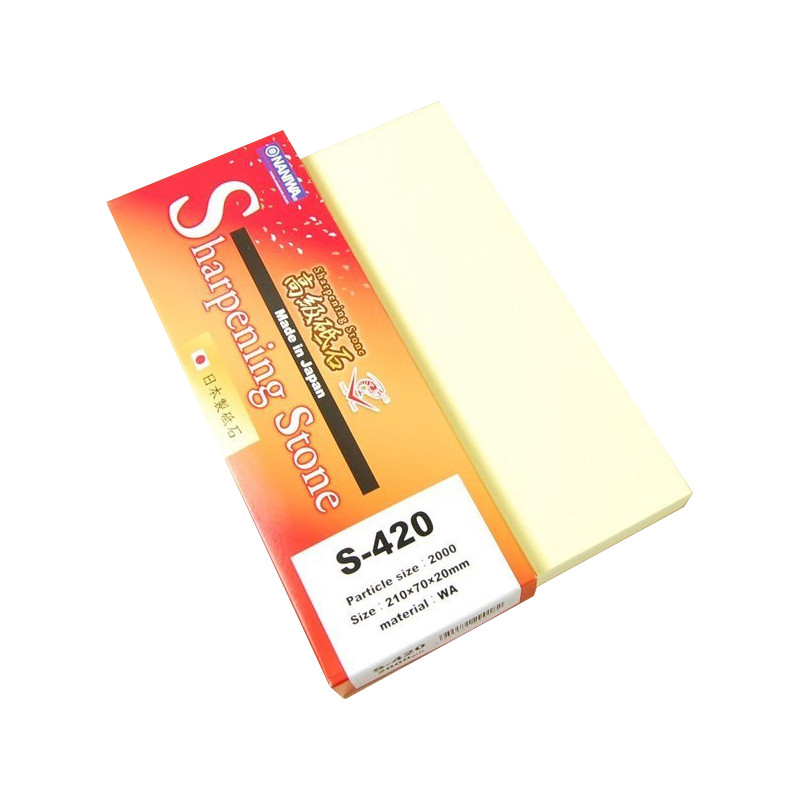 Точильний камінь NANIWA Sharpening Stones (Naniwa Super Stone) 2 000 грит (S-420) кремовий арт.10274