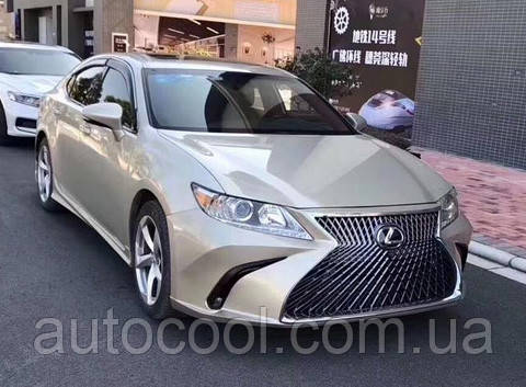 Передній бампер Lexus ES 2013-2015 р. у стилі 2016-2017, фото 1