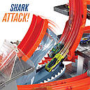 Трек Хот Вілс Міський Гараж з Акулою Hot Wheels Ultimate Garage FTB69, фото 7