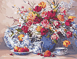 Художній творчий набір, картина за номерами Яскравий натюрморт, 65x50 см, «Art Story» (AS0657)